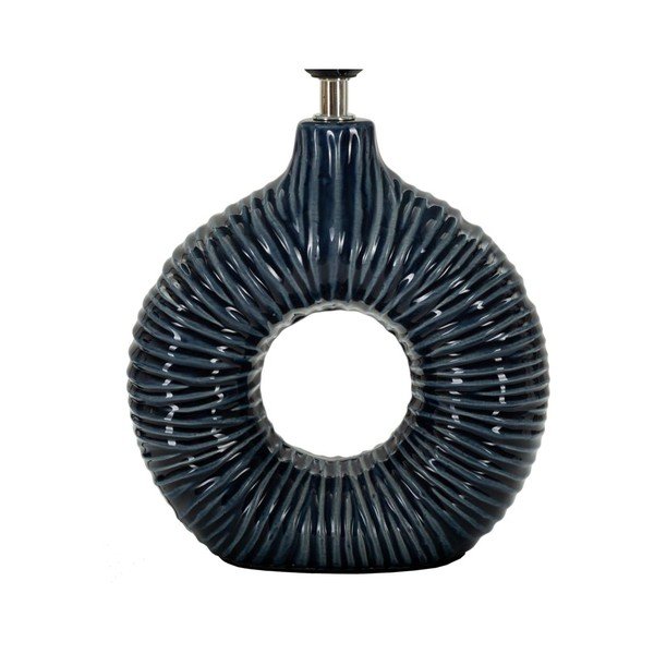 Plava stolna lampa keramička s tekstilnim sjenilom (visina 43 cm) Seta – Mauro Ferretti-image-4