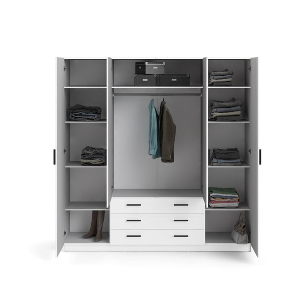 Bijeli ormar 196x200 cm Sprint – Tvilum-image-2