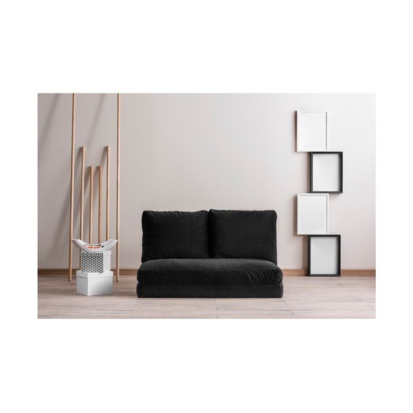 Crna sklopiva sofa 120 cm Taida – Balcab Home-image-1