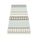 Siva/tirkizna unutarnja i vanjska staza 70x180 cm Asta Pale Turquoise – Pappelina