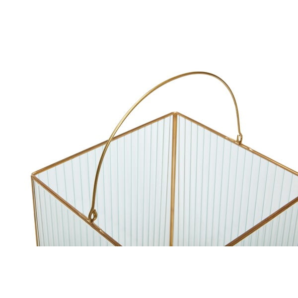 Staklena lanterna 2 kom (visina 31 cm) Ripple – Hübsch-image-3