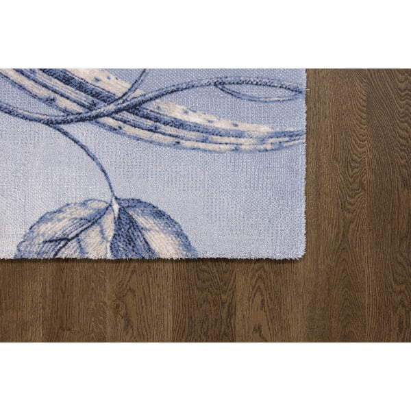 Svijetlo plavi vuneni tepih 300x400 cm Talwin – Agnella-image-4