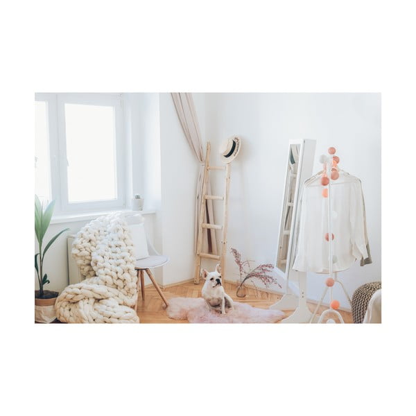 Bijela stolica s bukovim nogama Bonami Essentials Lumos-image-4