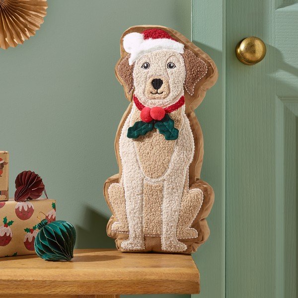 Ukrasni jastuk 20x30 cm Christmas Dog – Catherine Lansfield-image-1
