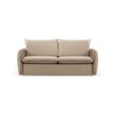 Bež baršunasta sklopiva sofa 194 cm Vienna – Cosmopolitan Design