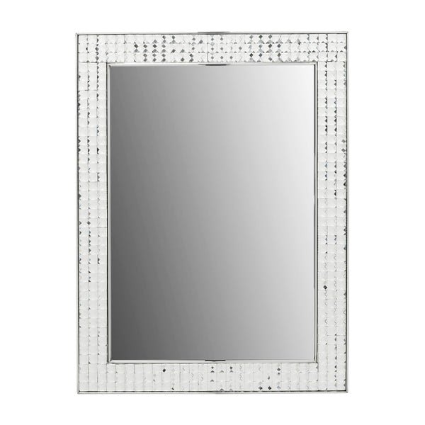 Kare Design Crystals Chrome zidno ogledalo, 80 x 60 cm