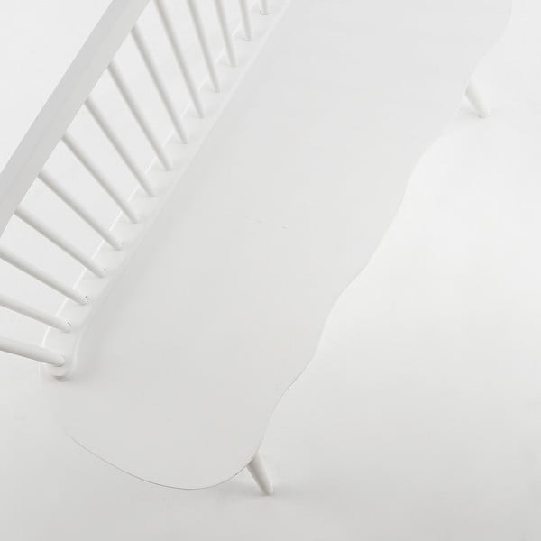 Bijela klupa Kave Home Slover, 120 x 53 cm-image-1