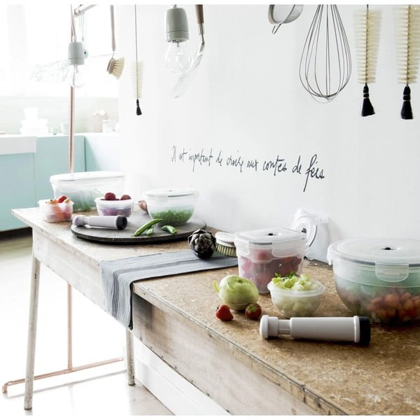 Set s 4 kutije za hranu i vakuumska pumpica Compactor Food Saver-image-3