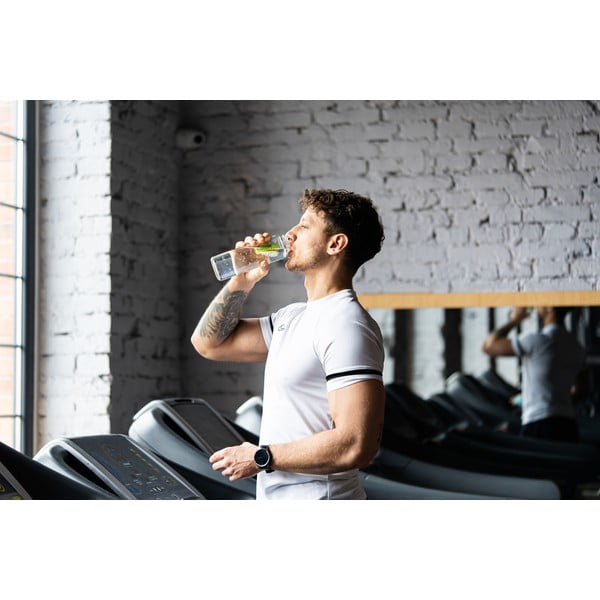 Crna staklena boca za vodu 540 ml Fuori – Vialli Design-image-4