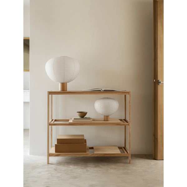 Bijela stolna lampa s papirnim sjenilom (visina 32 cm) Kami – Blomus-image-2