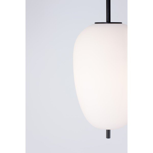 Bijela/crna staklena viseća svjetiljka ø 27 cm Lato – Nova Luce-image-1