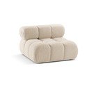 Bež modularna sjedeća garnitura od bouclé tkanine (srednji modul ) Bellis – Micadoni Home