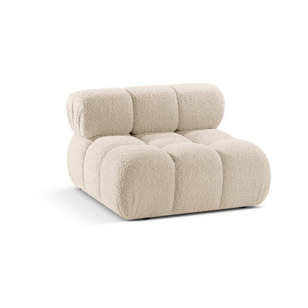 Bež modularna sjedeća garnitura od bouclé tkanine (srednji modul ) Bellis – Micadoni Home-image-3