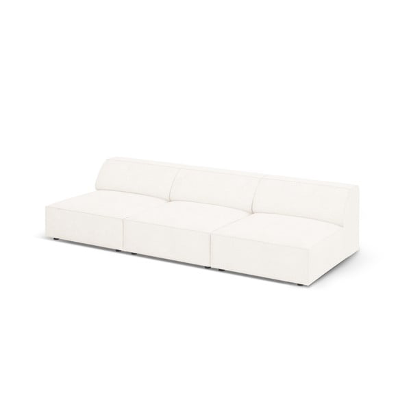 Krem sofa od bouclé tkanine 240 cm Jodie – Micadoni Home-image-4