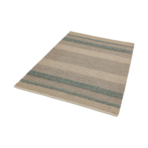 Smeđe-tirkizni tepih Asiatic Carpets Fields, 160 x 230 cm-image-1