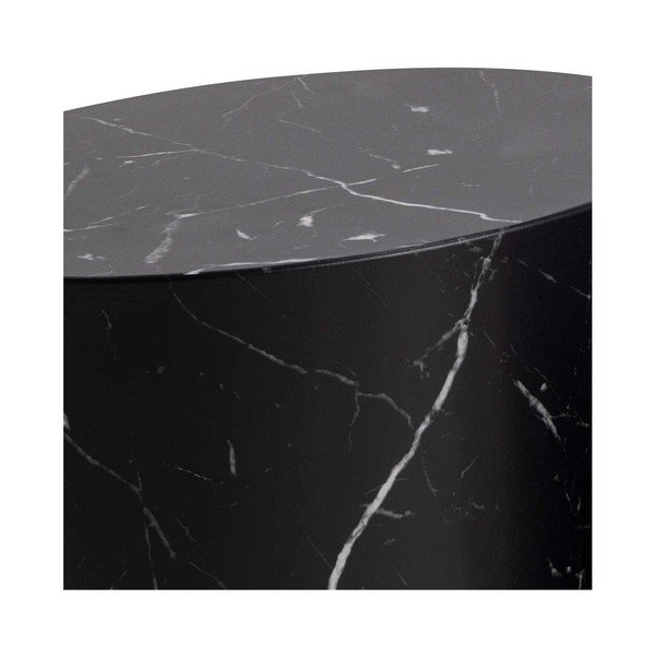 Crni stolići za kavu u setu od 2 komada u dekoru mramora 48x33 cm Mice - Actona-image-3