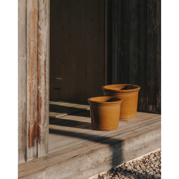 Tegle za cvijeće u setu 2 kom od terakote ø 47 cm Presili – Kave Home-image-1