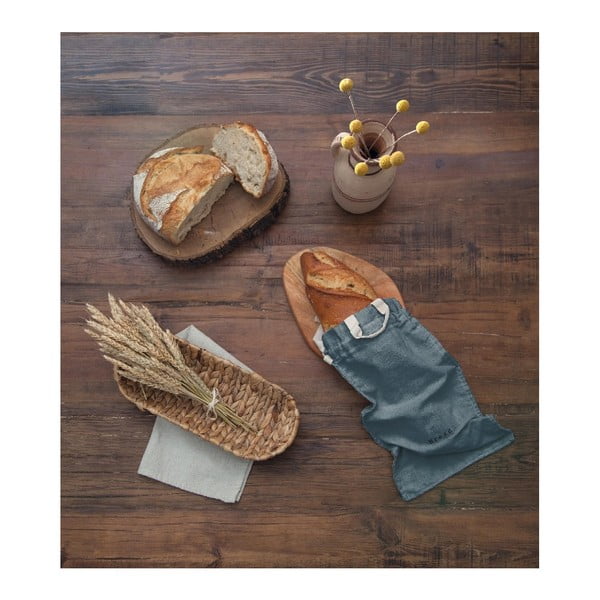 Lanena torba za kruh Really Nice Things Bag Blue Sky, visina 42 cm-image-1