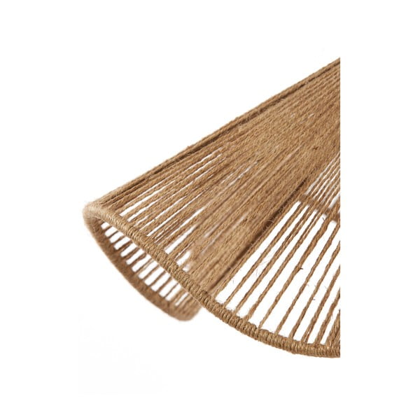 Viseća svjetiljka u prirodnoj boji sa sjenilom od jute ø 48 cm Fodara – Light & Living-image-1