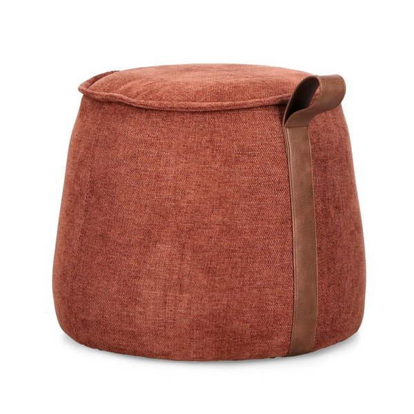 Tabure od šenila boje terakote Anila – Bizzotto