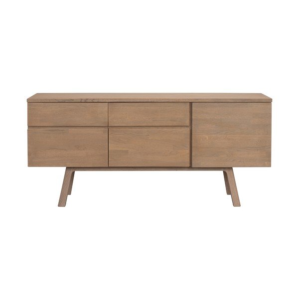 Komoda od punog hrasta u prirodnoj boji 170x77x42 cm Cleardale – Rowico-image-4