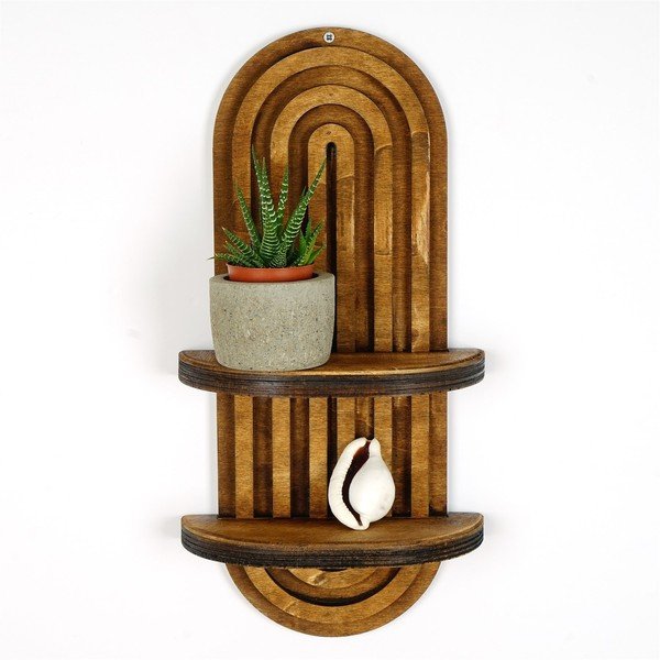 Smeđa polica s više razina 40 cm Raf – Kalune Design-image-4