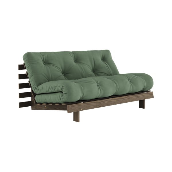 Zelena sklopiva sofa 160 cm Roots – Karup Design