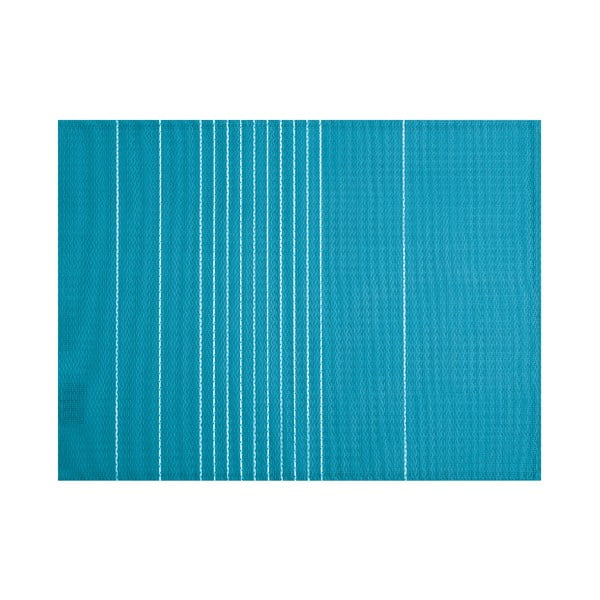 Tirkizno plava garnitura Tiseco Home Studio Stripe, 45 x 33 cm