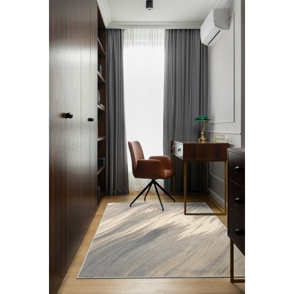 Krem vuneni tepih 133x180 cm Haze – Agnella-image-1