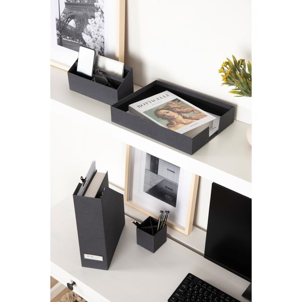 Kartonski uredski organizatori u setu 4 kom Hugo Canvas Paper Laminate – Bigso-image-1