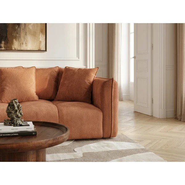 Narančasta sofa od šenila Harlem – Bobochic Paris-image-2