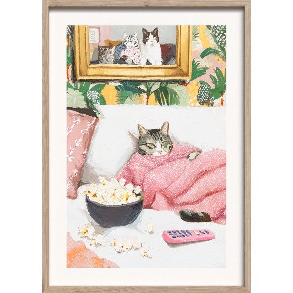 Tiskana slika s okvirom 50x70 cm Friday Evening – Styler