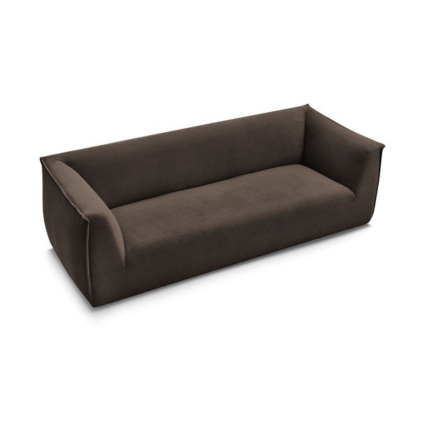 Smeđa sofa od samta 242 cm Giorgia – Bobochic Paris-image-3