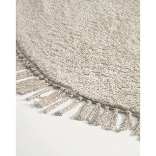 Krem pamučan dječji tepih ø100 cm Orwen – Kave Home-image-3