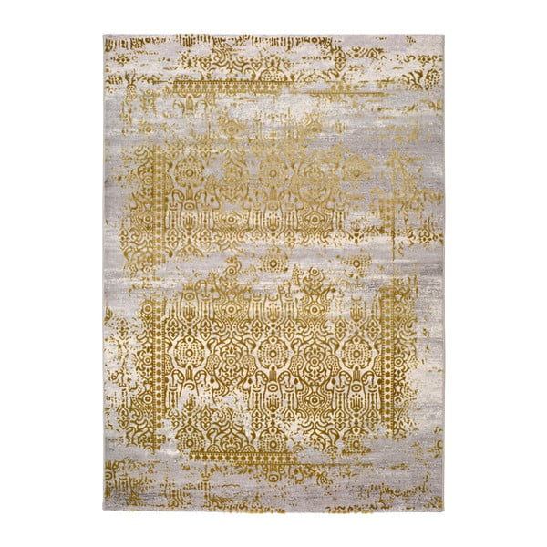 Sivo-zlatni tepih Universal Arabela Gold, 140 x 200 cm