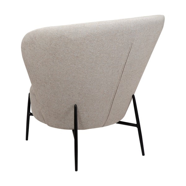 Bež fotelja od bouclé tkanine Orbit – DAN-FORM Denmark-image-1