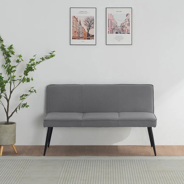 Antracitno siva metalna/podstavljena klupa Watford – Støraa-image-1