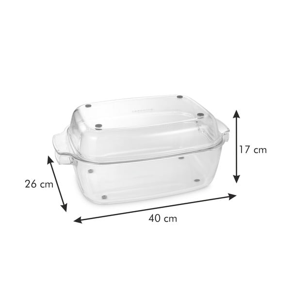 Staklena posuda za pečenje 26x40 cm GrandChef - Tescoma-image-2