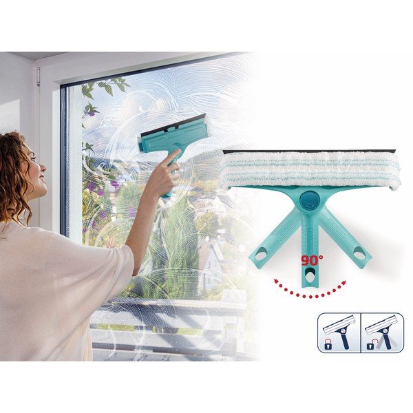 Zeleni brisač za prozore 32 cm 3in1 – LEIFHEIT-image-1