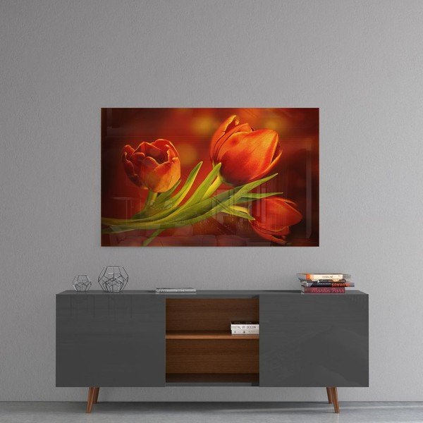 Staklena slika Insigne Tulips-image-1