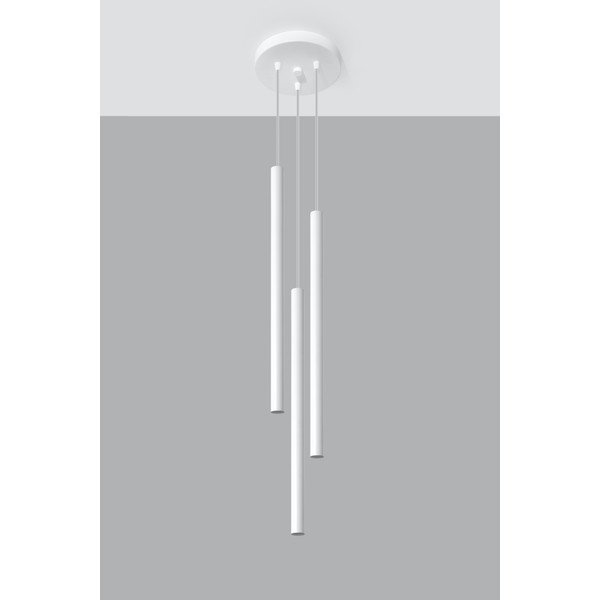 Bijela metalna viseća svjetiljka ø 20 cm Fideus – Sollux-image-2