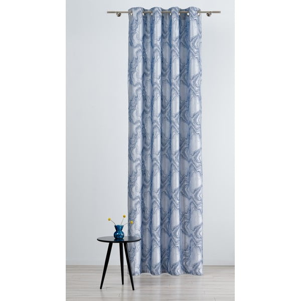 Plavo-siva zavjesa 140x260 cm Carra – Mendola Fabrics
