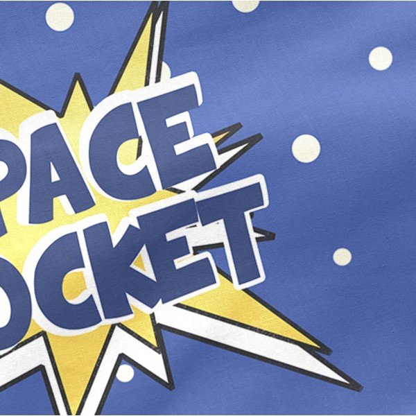 Pamučna ogradica za krevetić Mr. Fox Space Rocket, 210 x 40 cm-image-2