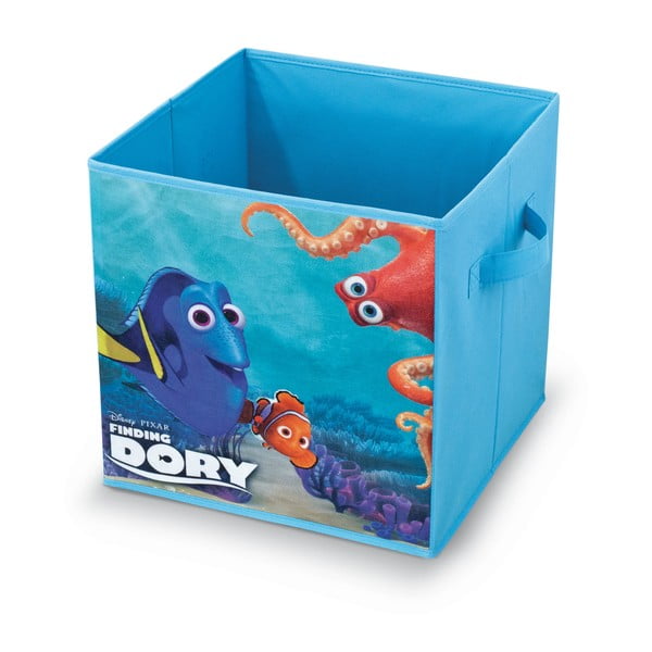Plava kutija za odlaganje igračaka Domopak Finding Dory, dužina 32 cm