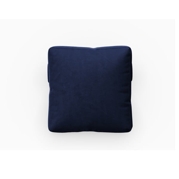 Plavi baršunasti jastuk za modularnu sofu Rome Velvet - Cosmopolitan Design-image-1