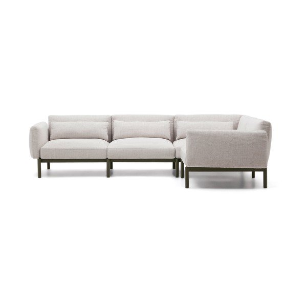 Svijetlo sivi vrtni modularni kauč 292 cm Sorells – Kave Home-image-2