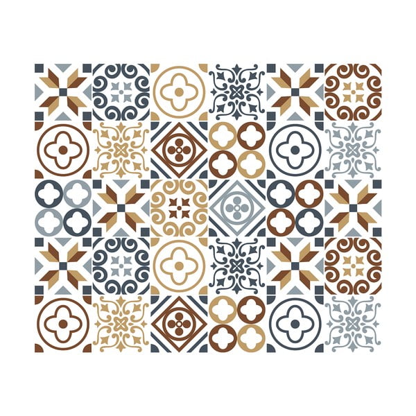 Set od 30 ukrasnih zidnih naljepnica Ambiance Ninocito, 15 x 15 cm-image-2