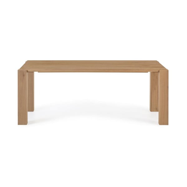 Blagovaonski stol u dekoru hrasta 100x200 cm Deyanira – Kave Home-image-4