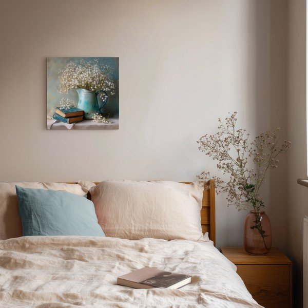 Tiskana slika na platnu 32x32 cm Gypsophila – Styler-image-2
