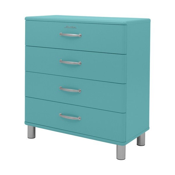 Tirkizna visoka komoda 86x92 cm Malibu - Tenzo-image-1
